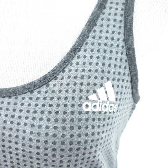 Adidas Gray Climacool Racerback Tank Athletic - Picture 6 of 6